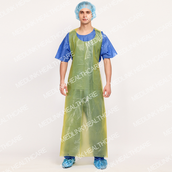PE Material Disposable Plastic Apron _ Hubei Medlink Healthcare Co., Ltd